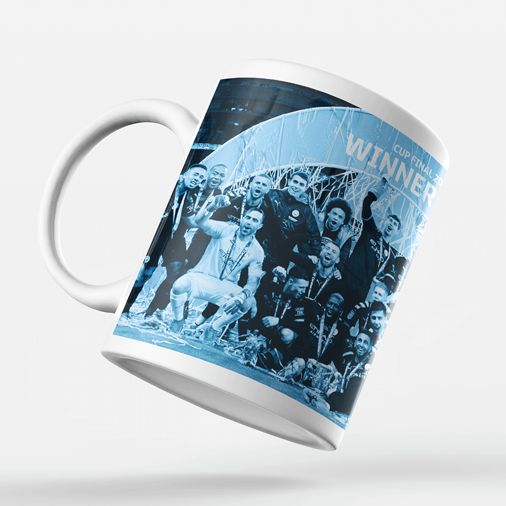 Manchester City 2019/2020 Champions Inspired Football Mug.