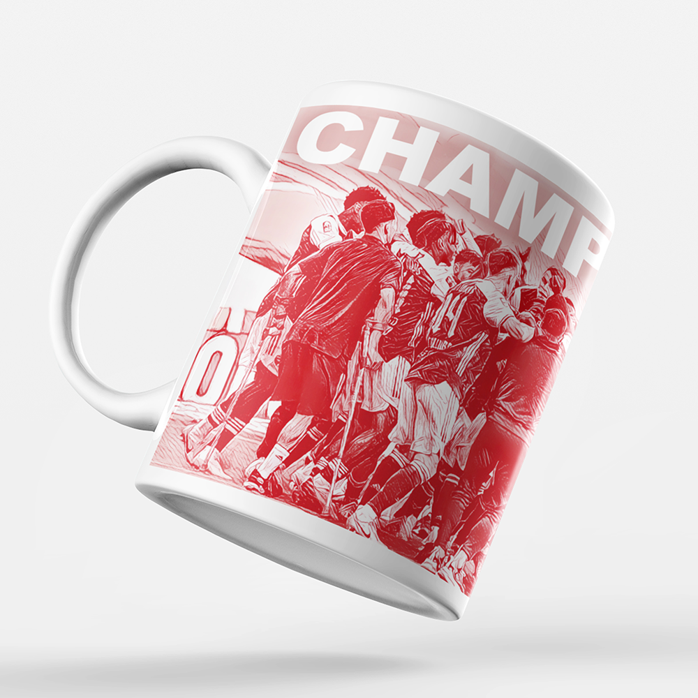 Arsenal 2019/2020 Champions Inspired 'Personalised' Football Mug With Optional Coaster Set