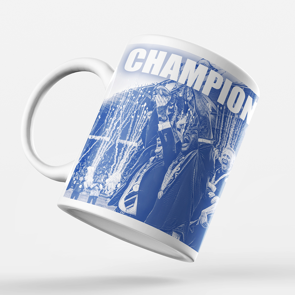 Leicester 2016 Champions Inspired 'Personalised' Football Mug.