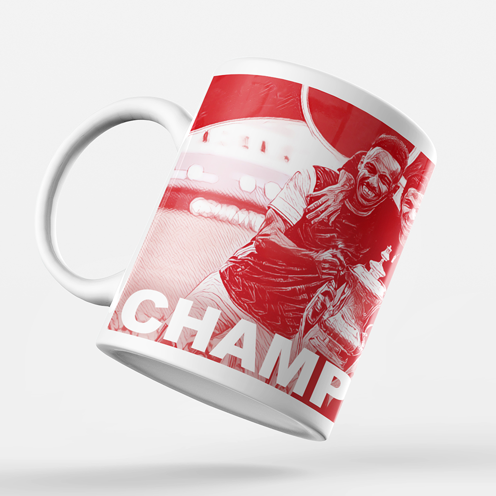 Arsenal 2019/2020 Champions Inspired 'Personalised' Football Mug With Optional Coaster Set