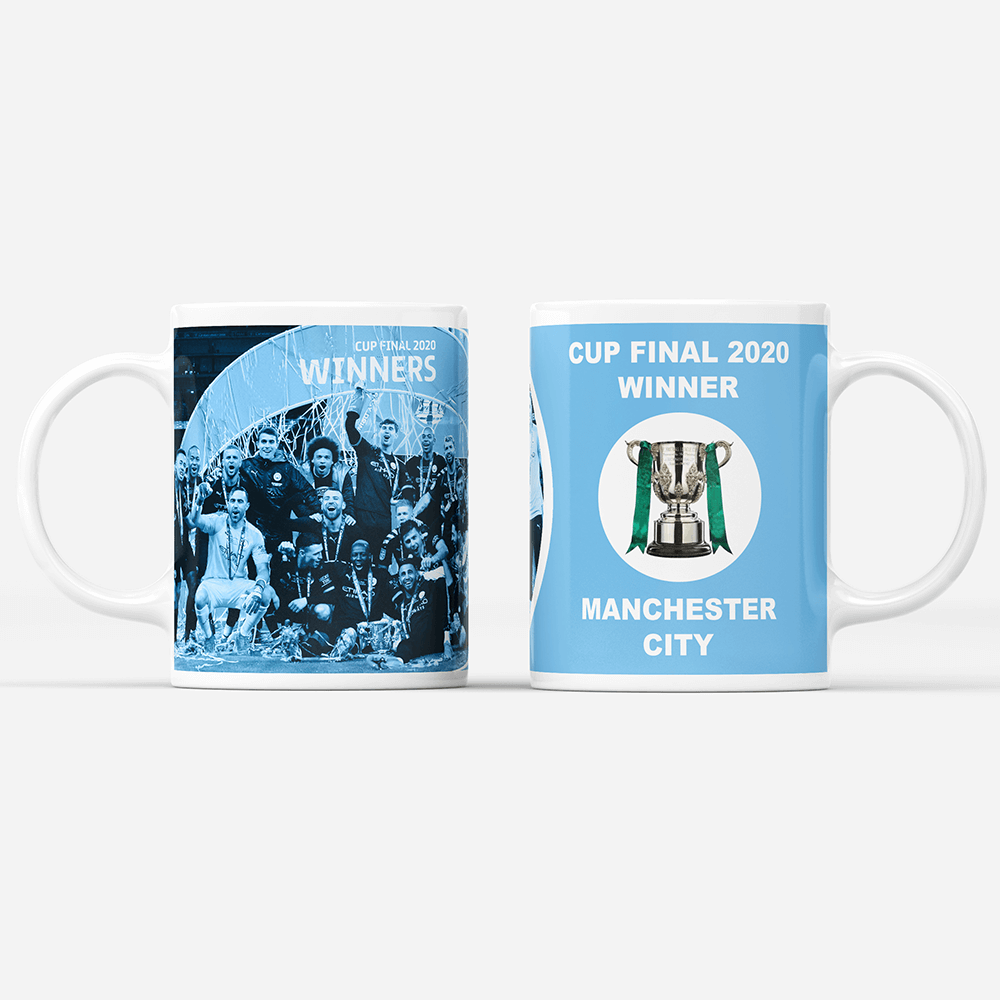 Manchester City 2019/2020 Champions Inspired Football Mug.