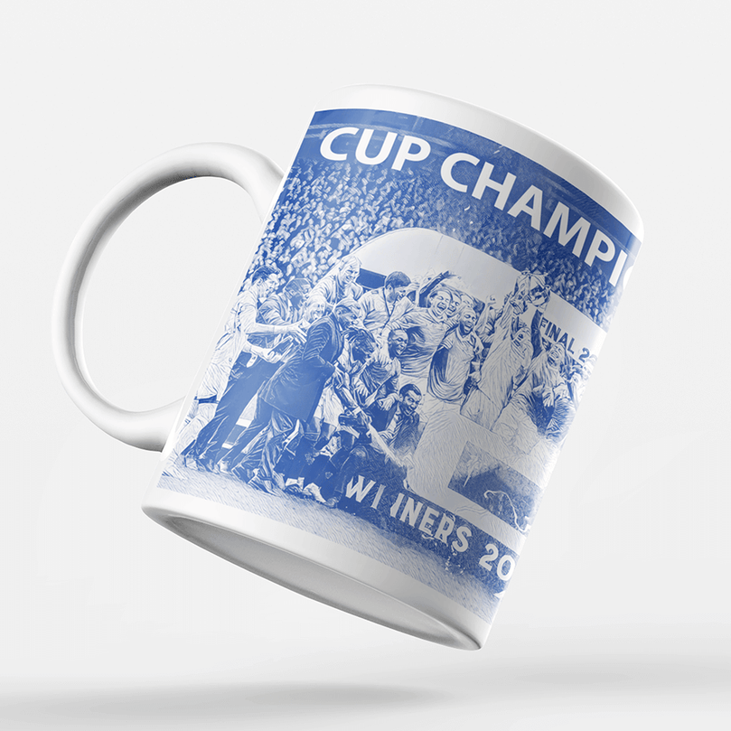 Rangers 2022 Scottish Cup Winners Inspired 'Personalised' Football Mug With Optional Coaster Set