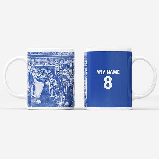 Leicester City 2020/2021 Champions Inspired 'Personalised' Football Mug With Optional Coaster Set