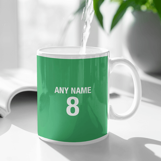 Celtic 2021/2022 Scottish Champions Inspired 'Personalised' Football Mug With Optional Coaster Set