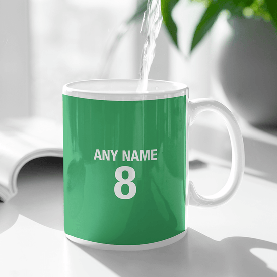 Celtic 2021/2022 Scottish Champions Inspired 'Personalised' Football Mug With Optional Coaster Set