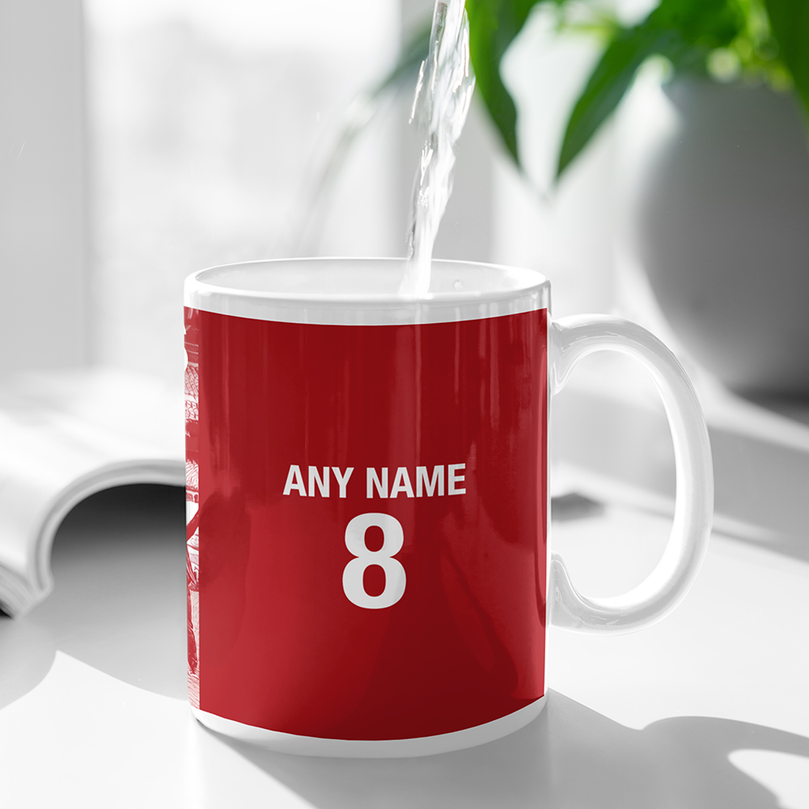 Arsenal 2019/2020 Champions Inspired 'Personalised' Football Mug With Optional Coaster Set