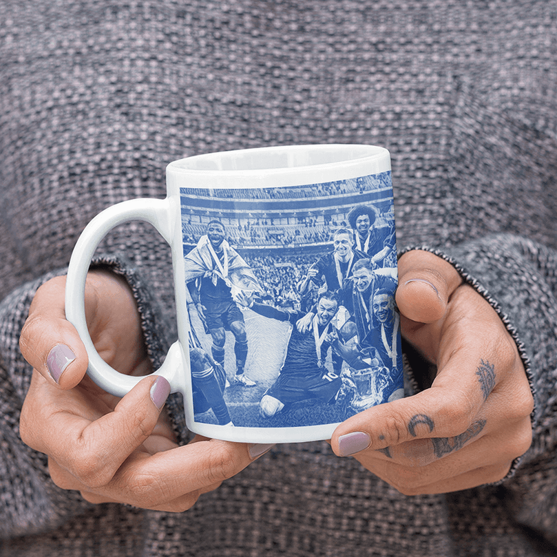 Leicester City 2020/2021 Champions Inspired 'Personalised' Football Mug With Optional Coaster Set