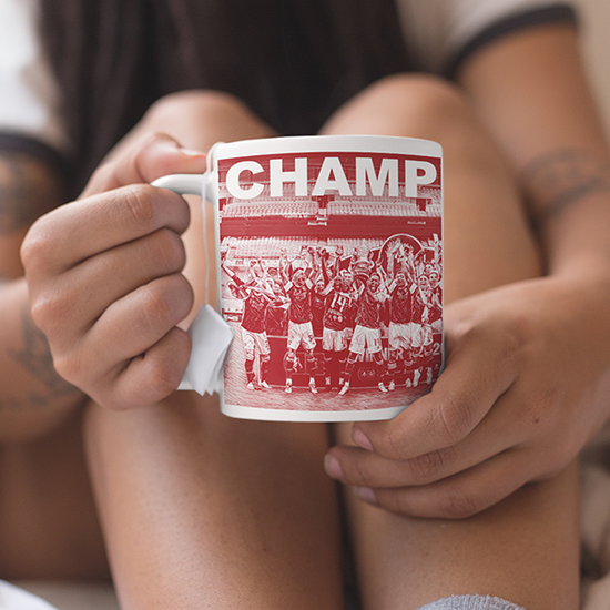 Arsenal 2019/2020 Champions Inspired 'Personalised' Football Mug With Optional Coaster Set