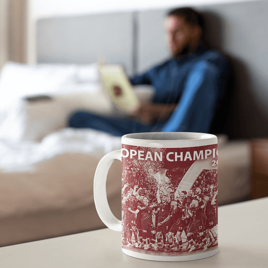 Roma / Rome 2022 European Champions Inspired 'Personalised' Football Mug With Optional Coaster Set