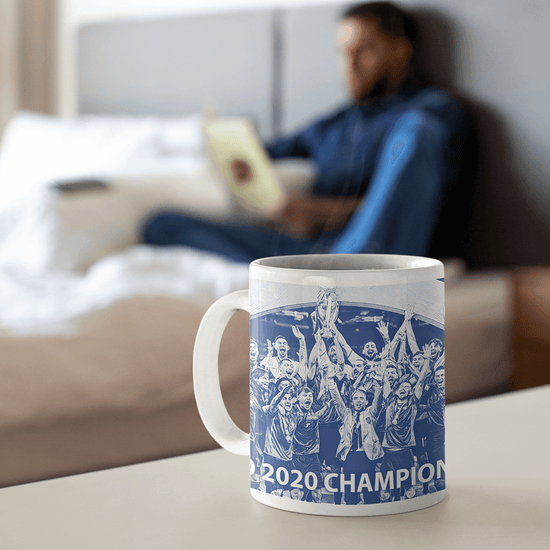 Italy 2020 Euro Champions InspiredPersonalised Football Mug with optional Coaster. Perfect item for the Azzurri fan.