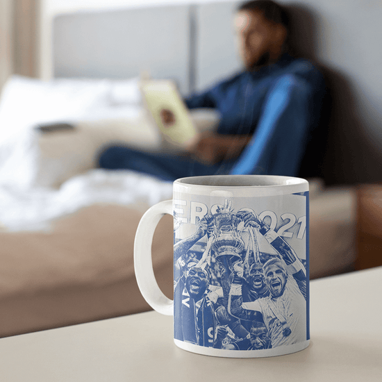 Leicester City 2020/2021 Champions Inspired 'Personalised' Football Mug With Optional Coaster Set